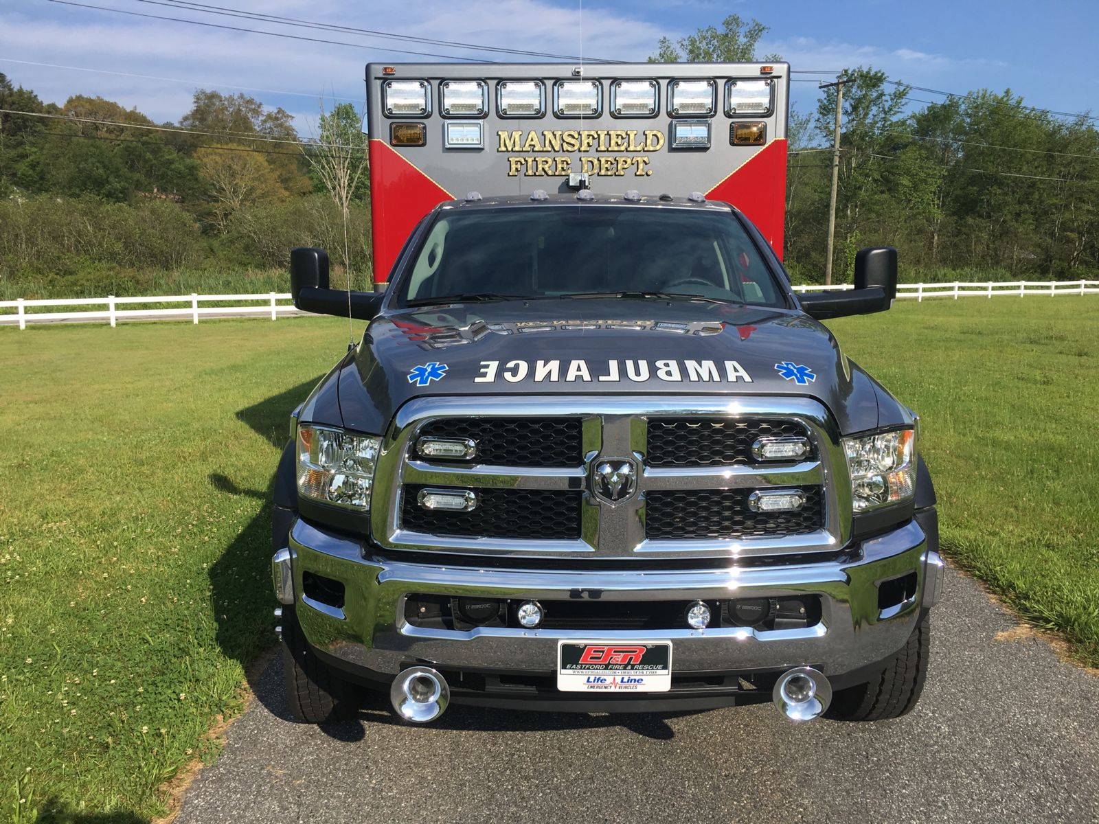 Mansfield Fire Department takes delivery of new Lifeline ambulance